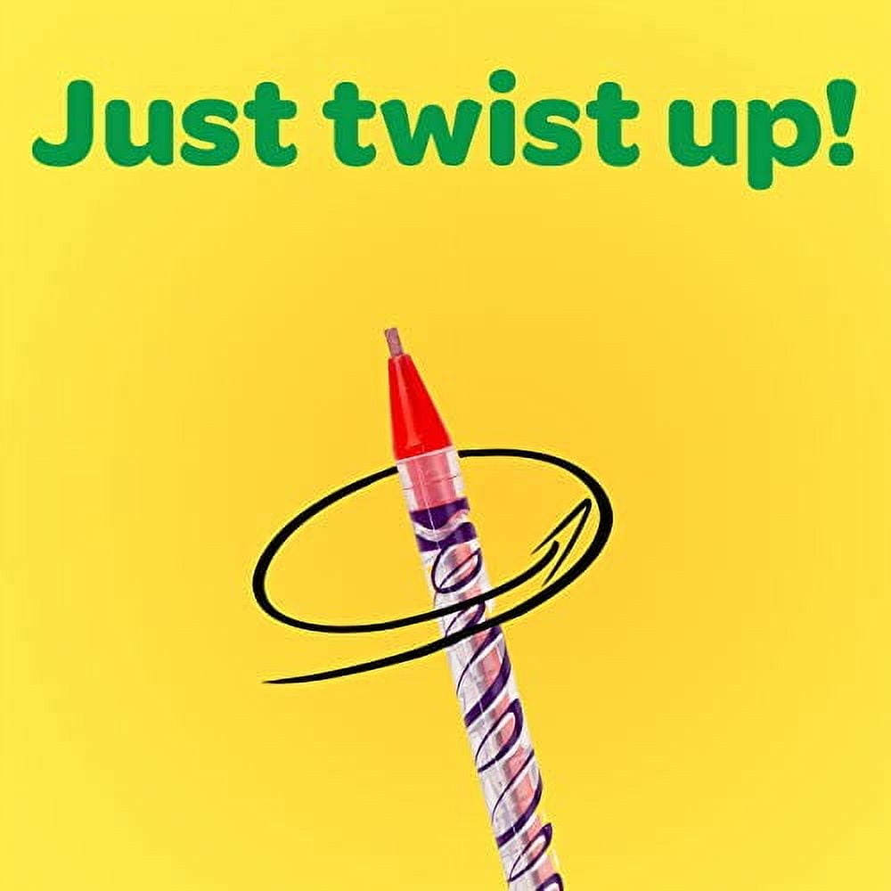 Crayola Twistables Colored Pencil Set for Kids, 50 Count