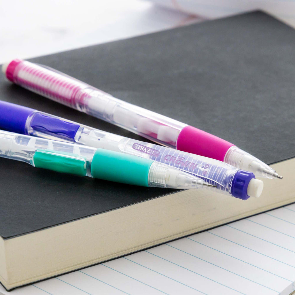 BAZIC Crown Dazzle 0.5 mm Mechanical Pencil (3/Pack) [720]
