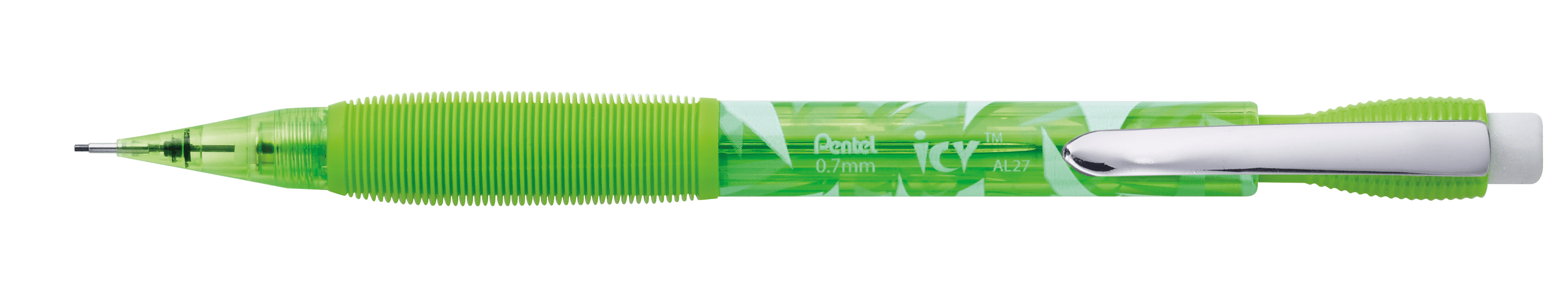 Pentel ICY (0.7mm) Mechanical Pencil, Assorted Barrels, 12-Pk