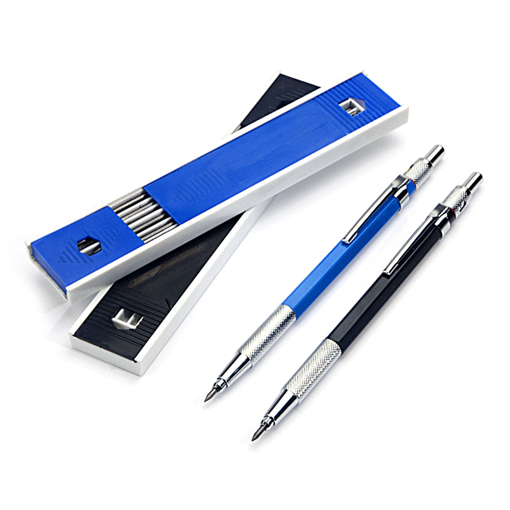 Naturegr 1 Set Solderer Pencil Ergonomic Automatic Metal Smooth Drawing Carpenter Pencil for Engineer