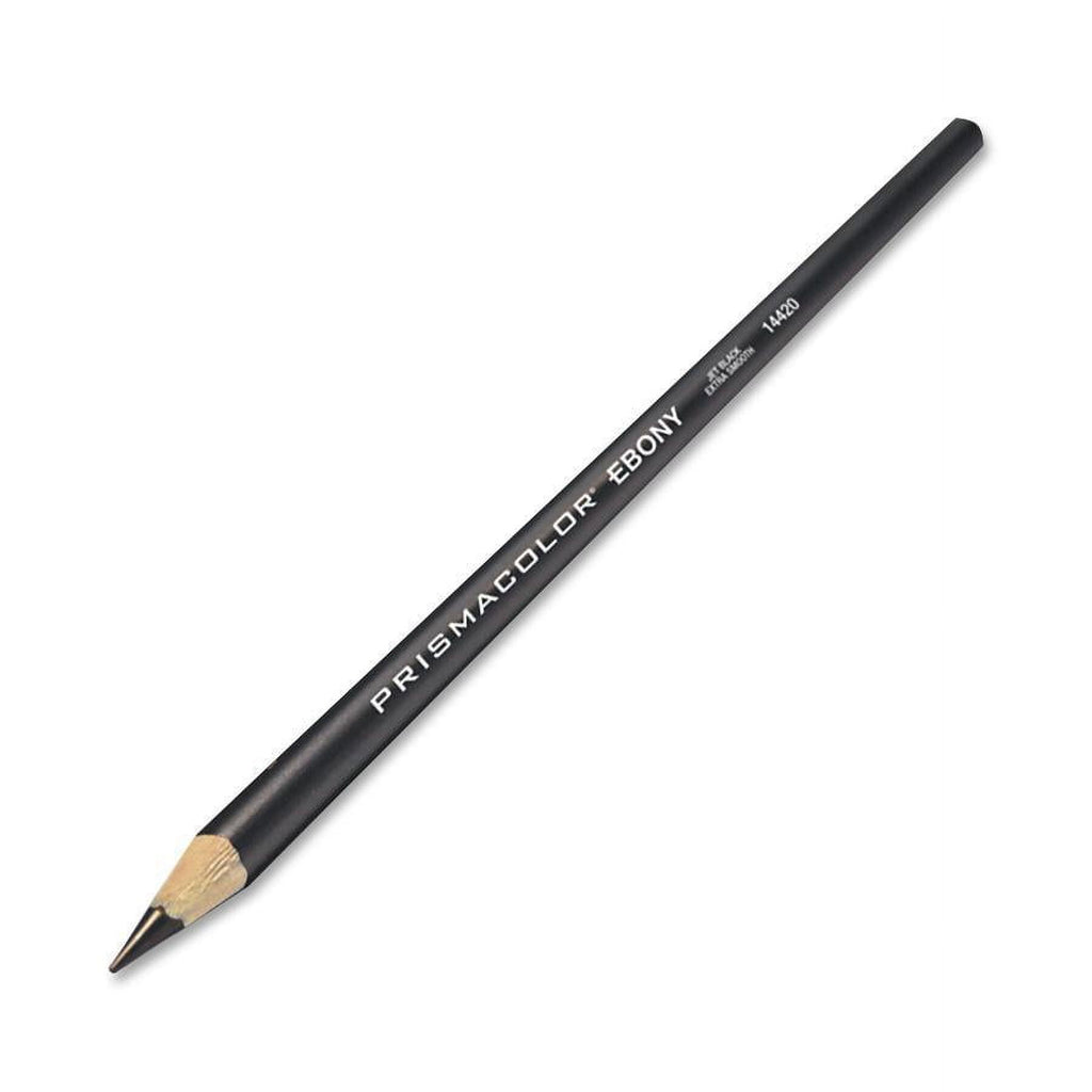 Prismacolor, SAN14420, Ebony Sketching Pencil, 1 Dozen, Matte Black Barrel