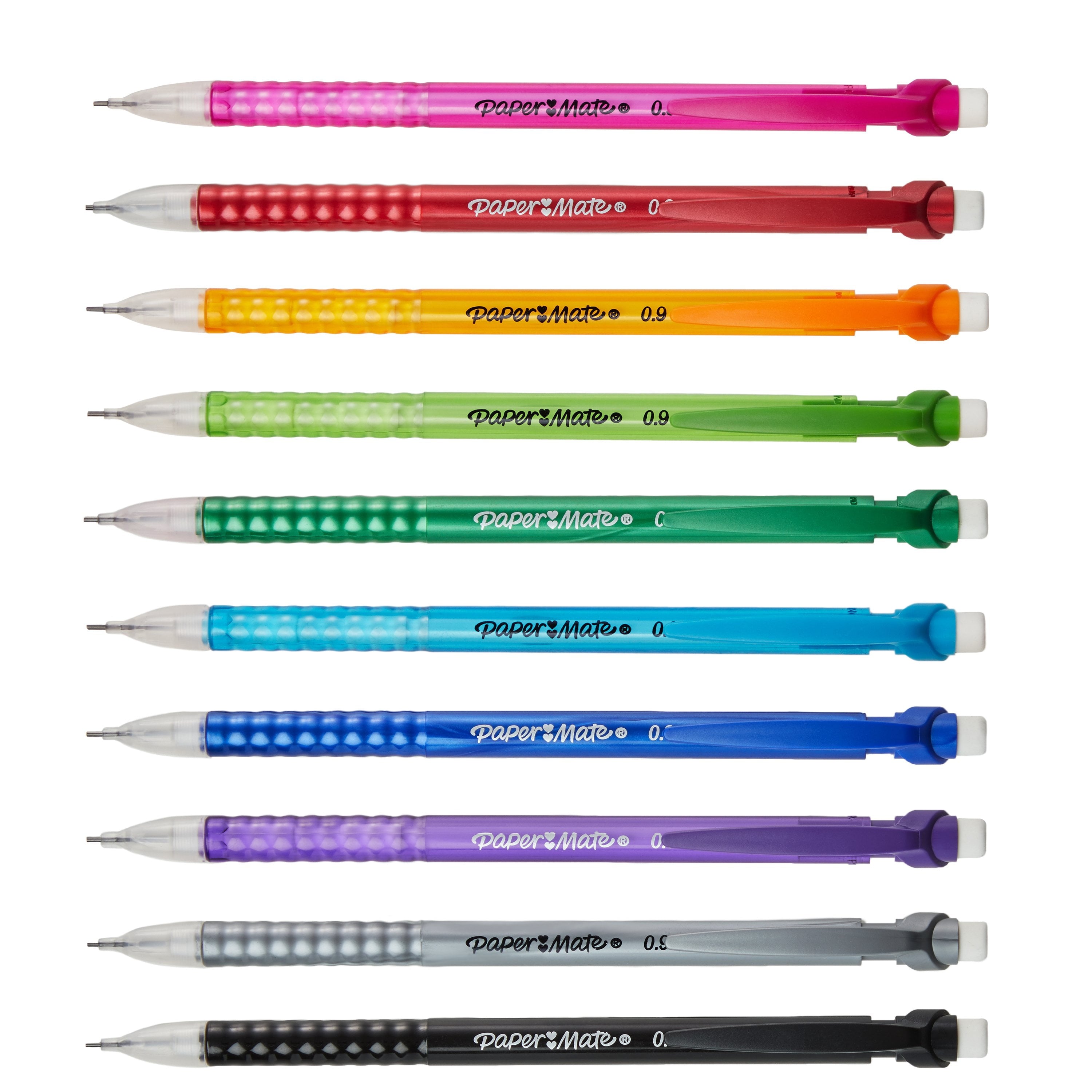 Paper Mate Mechanical Pencils, Write Bros. Strong #2 Pencil for Less Lead Breakage, 0.9 mm, 12 Count