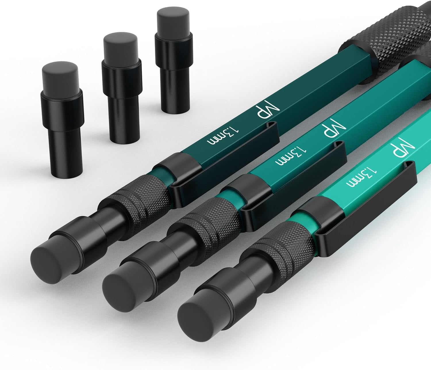 Mr. Pen- Metal Mechanical Pencils Set with Lead and Eraser Refills