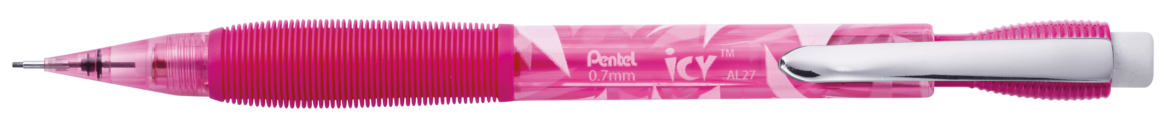 Pentel ICY (0.7mm) Mechanical Pencil, Assorted Barrels, 12-Pk