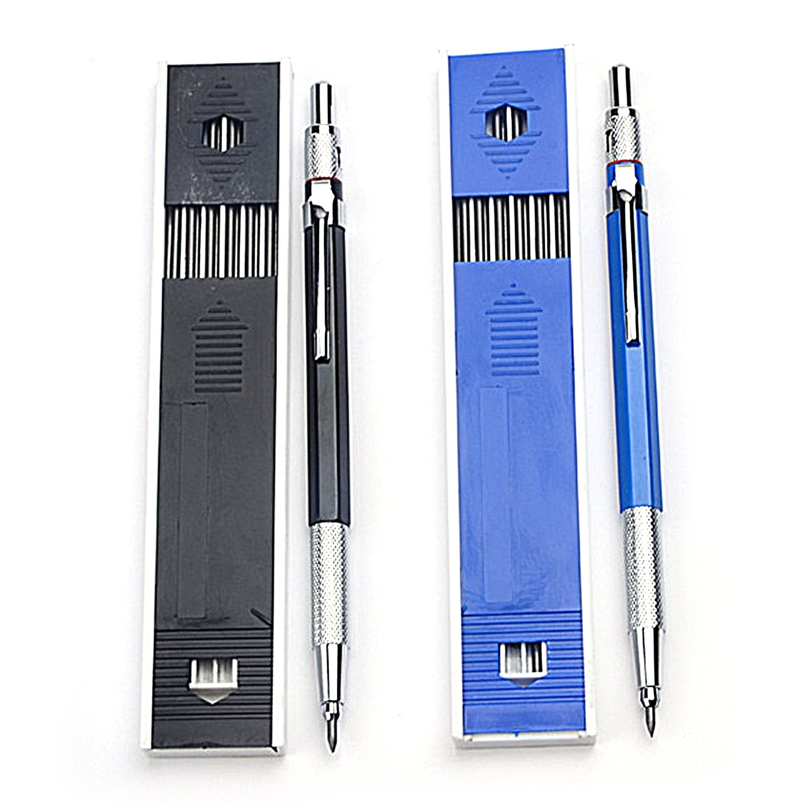 Naturegr 1 Set Solderer Pencil Ergonomic Automatic Metal Smooth Drawing Carpenter Pencil for Engineer