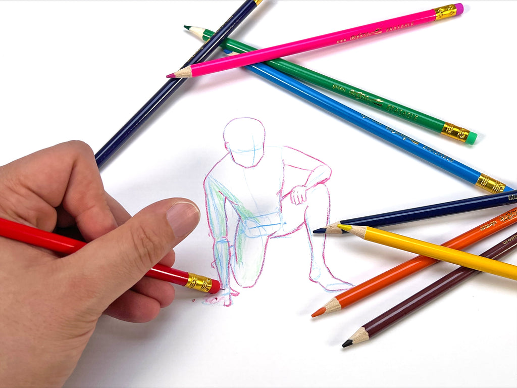 Cra-Z-Art Erasable Colored Pencils, 24 Pack, Beginner Child Ages 3 and up, School Supplies