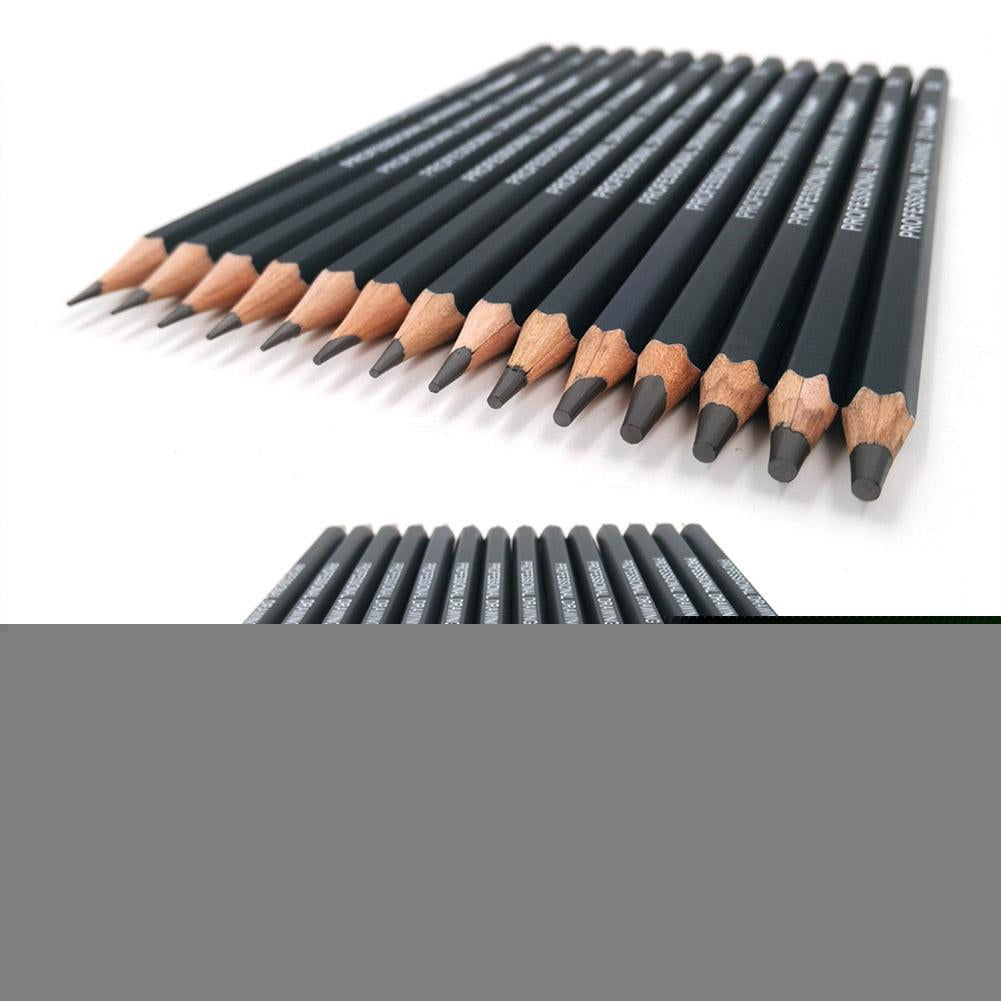 14pcs/set Wood Black Sketch Pencil Pencil Art Graphite Shading For Drawing Supplies Lead Sketch Black Art Pencils