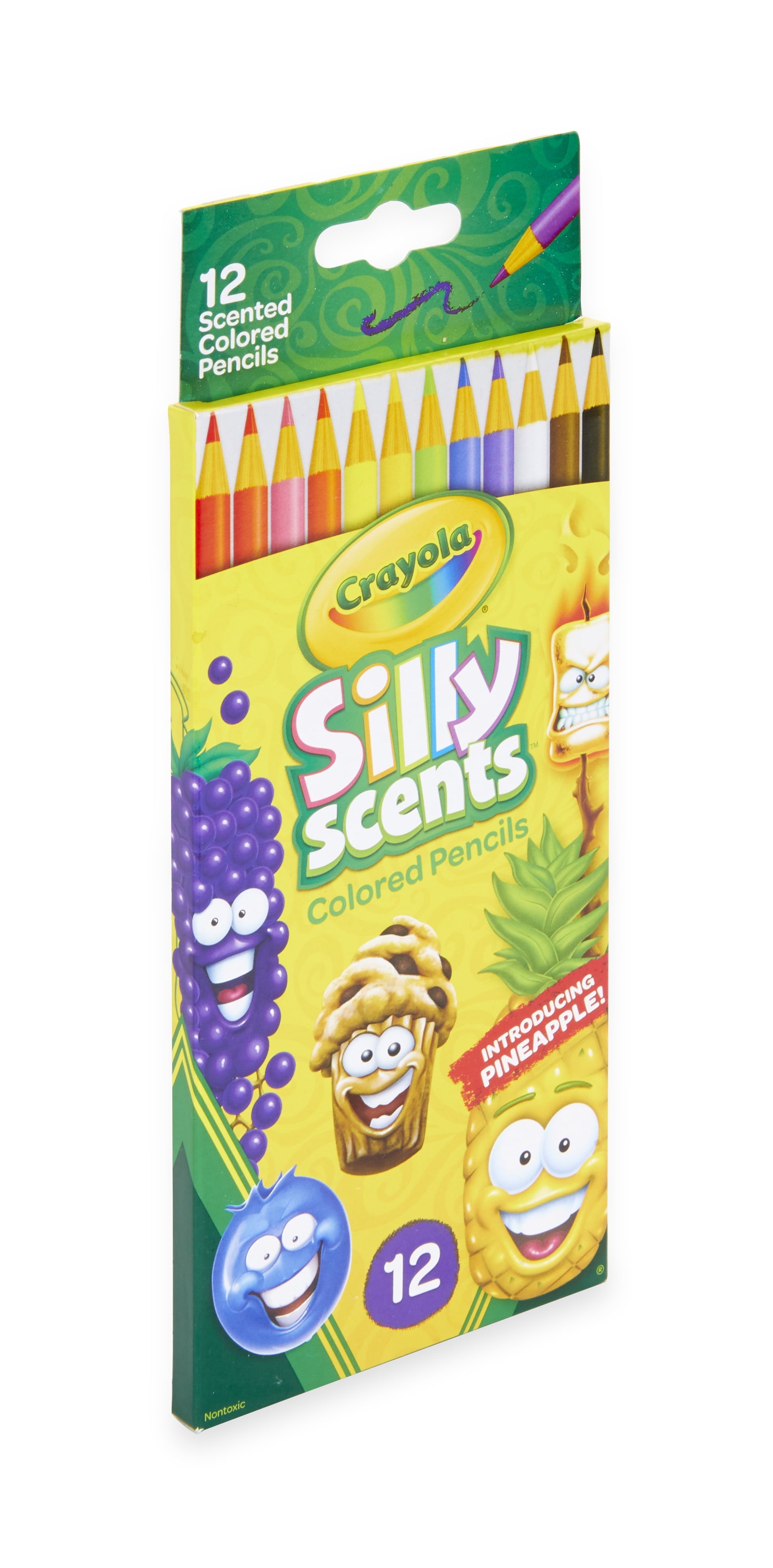 Crayola Pencil Set Silly Scents Colored Pencils Beginner Child, 12 Pieces