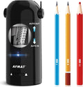 AFMAT Electric Pencil Sharpener Rechargeable Hands-Free Purple