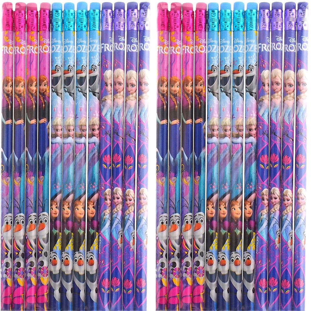 Disney Wood Pencils, Multicolor, 24 Count Pack