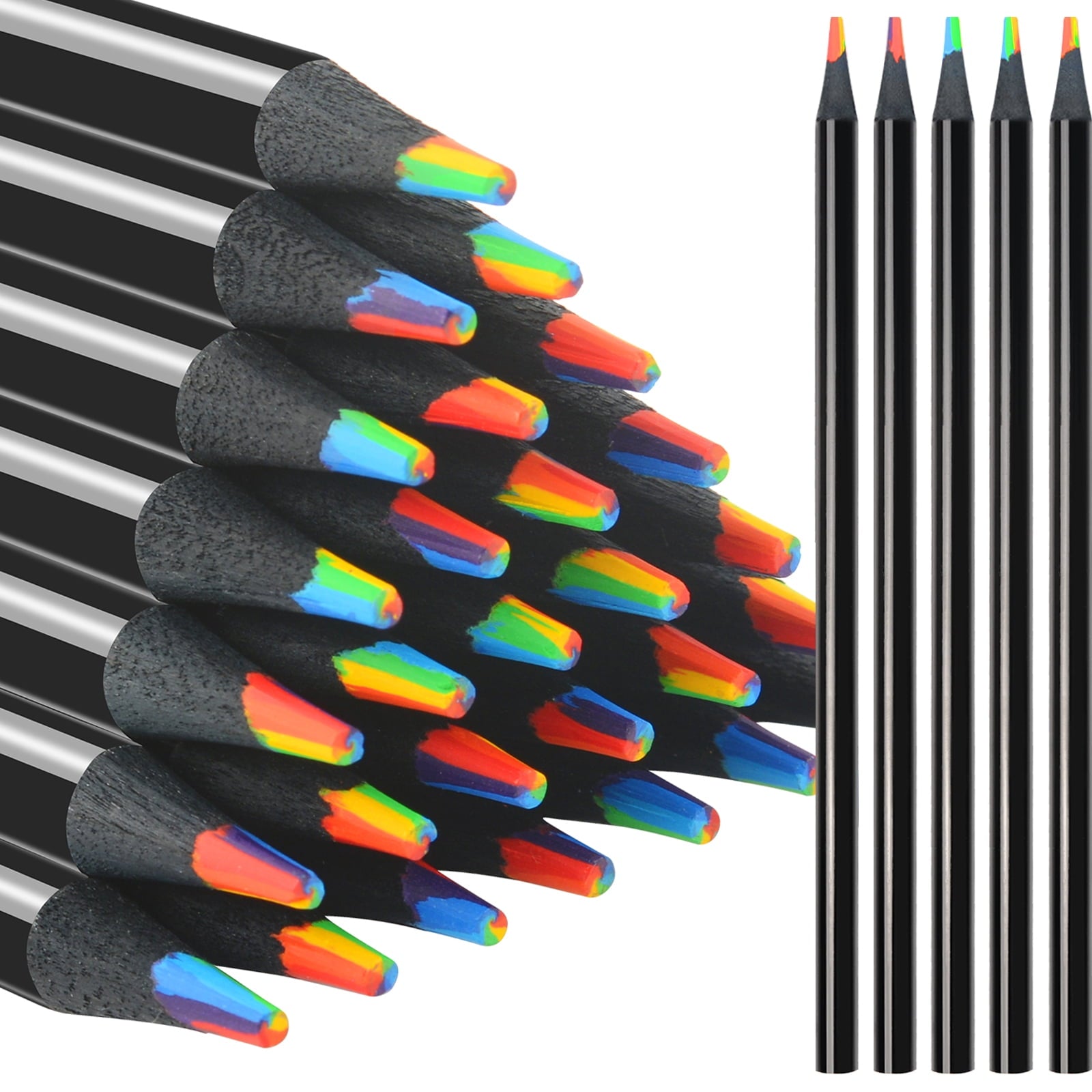 Nsxsu Rainbow Colored Pencils (12 Count)