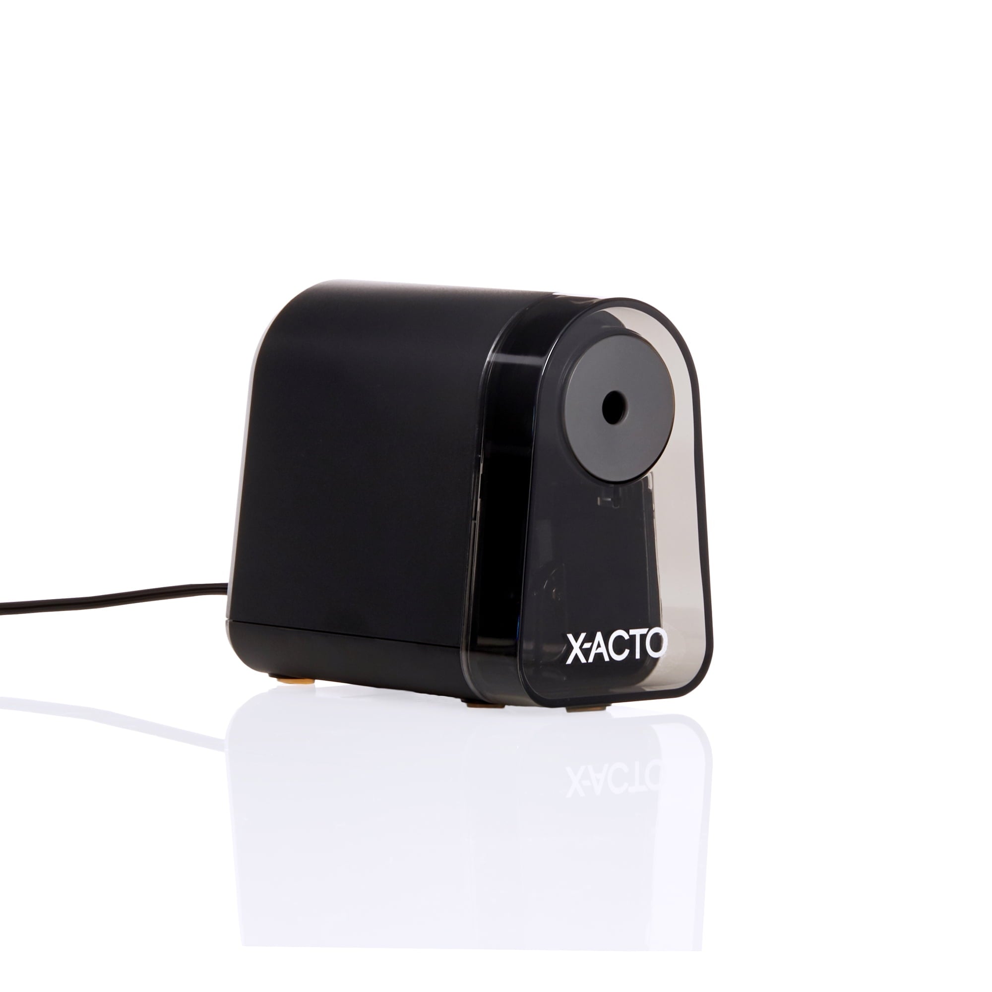 X-ACTO Mighty Mite Electric Pencil Sharpener, with Pencil Saver, Black, 1 Count