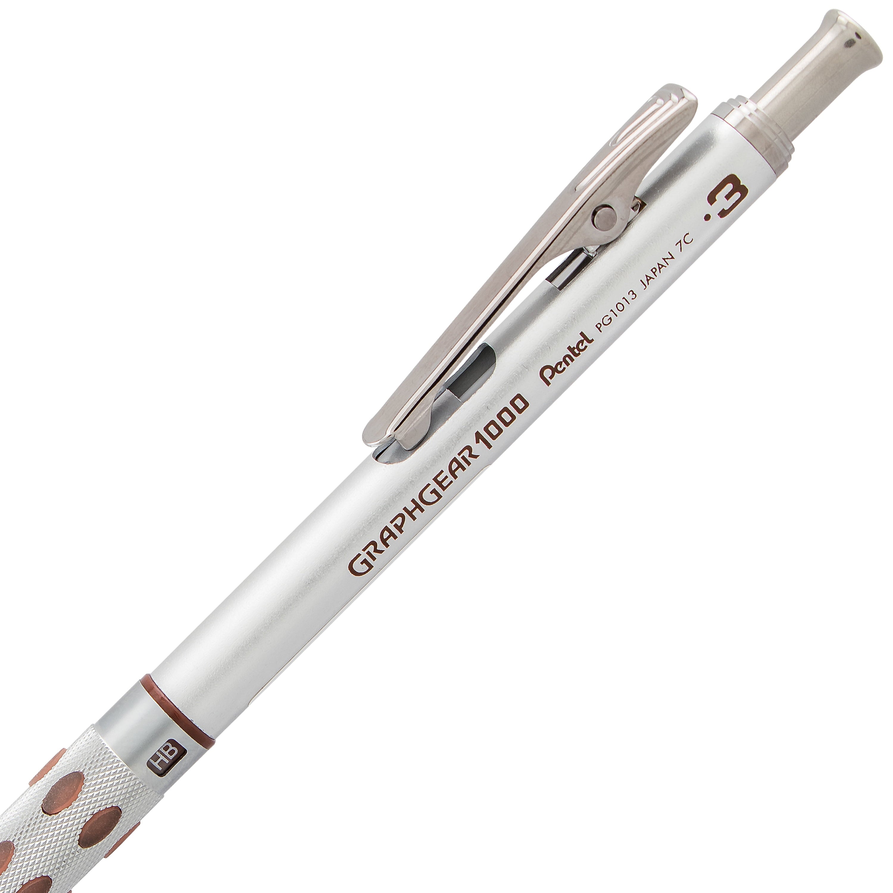 Pentel Arts GraphGear 1000 Premium Automatic Drafting Pencil Set ( 1 pencil each of 0.3mm, 0.5mm, 0.7mm, 0.9mm), 4 Asst. Leads, 4 Refill Erasers, Gift Box Set