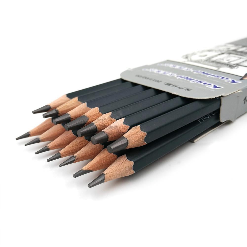 14pcs/set Wood Black Sketch Pencil Pencil Art Graphite Shading For Drawing Supplies Lead Sketch Black Art Pencils