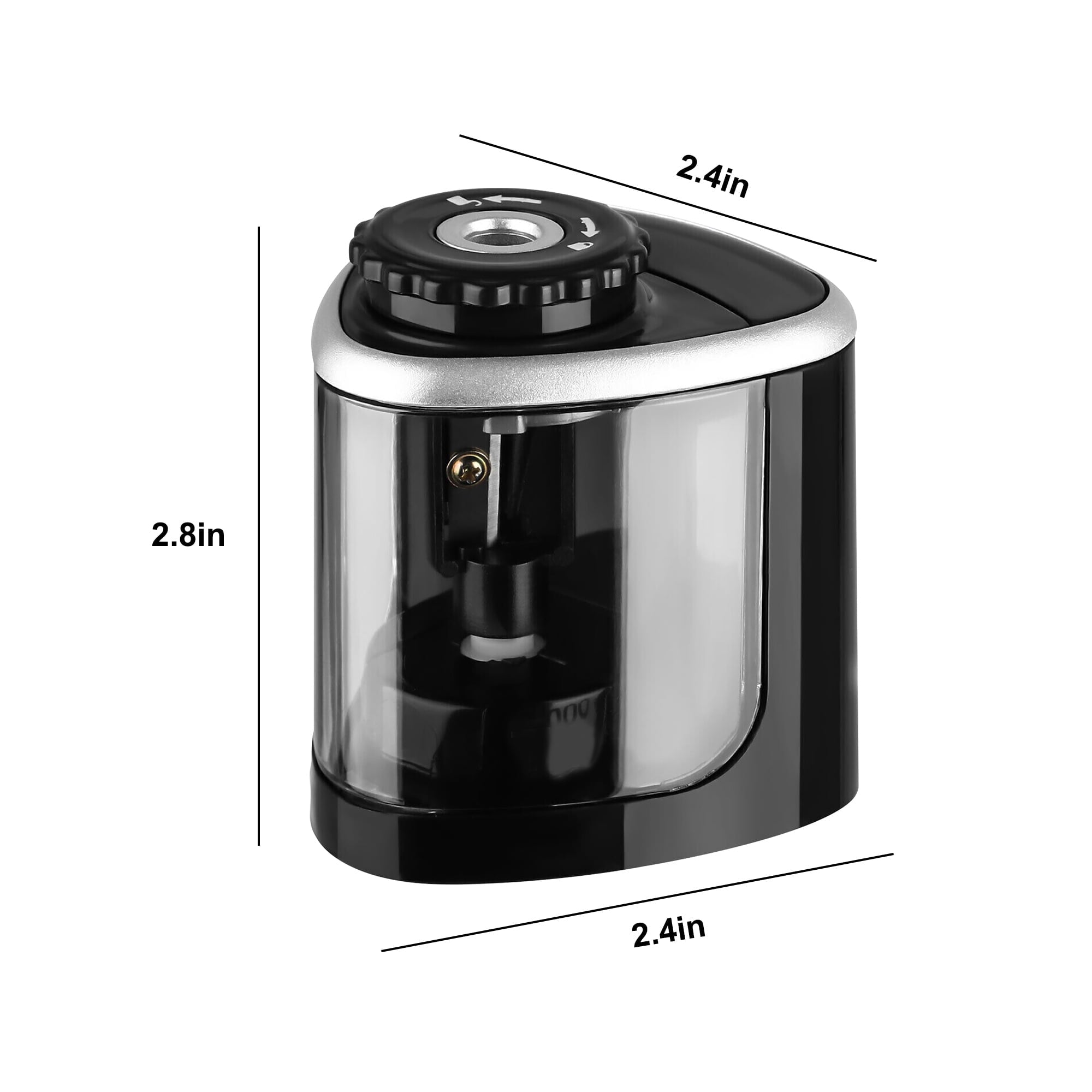 EEEkit Handheld Automatic Battery Operated Electric Pencil Sharpeners, Black