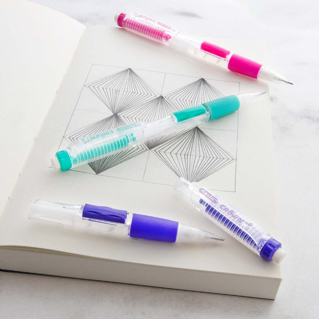 BAZIC Crown Dazzle 0.5 mm Mechanical Pencil (3/Pack) [720]