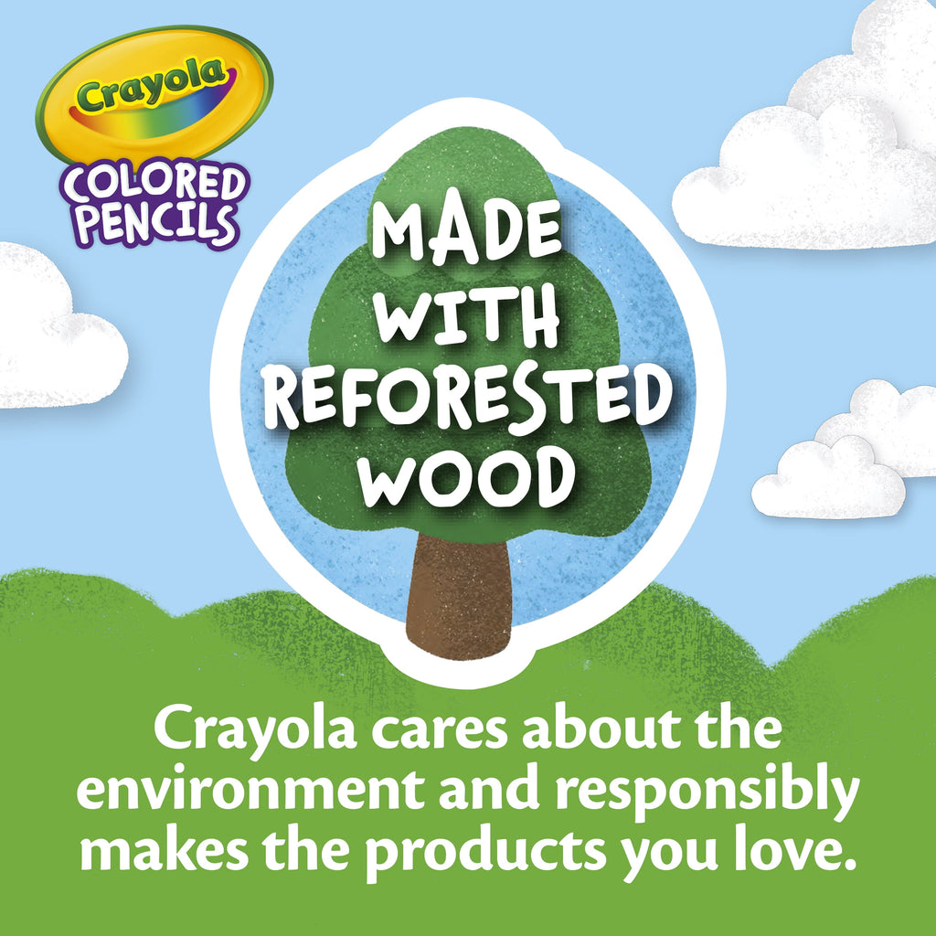 Crayola Colored Pencil Set, 64-Colors