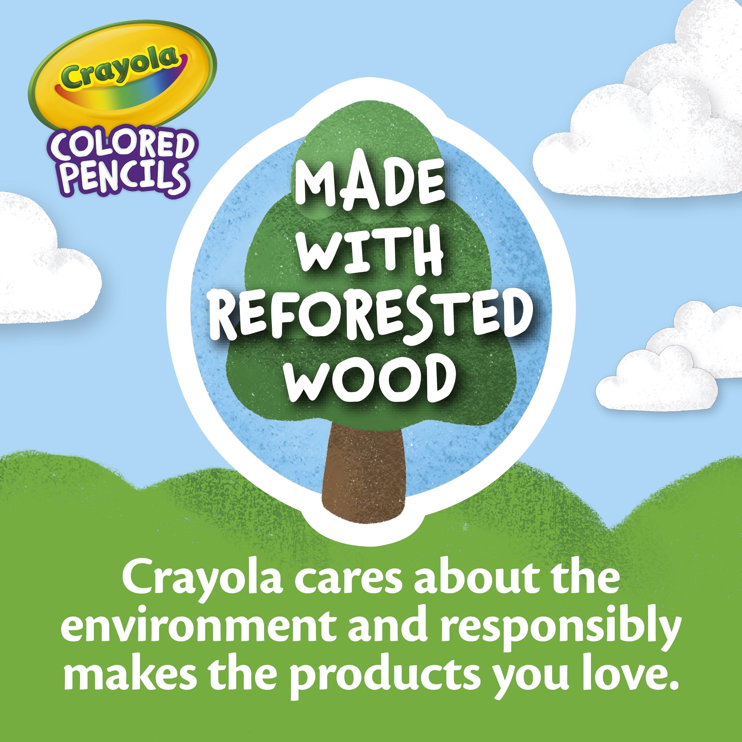 Crayola Colored Pencil Set, 64-Colors