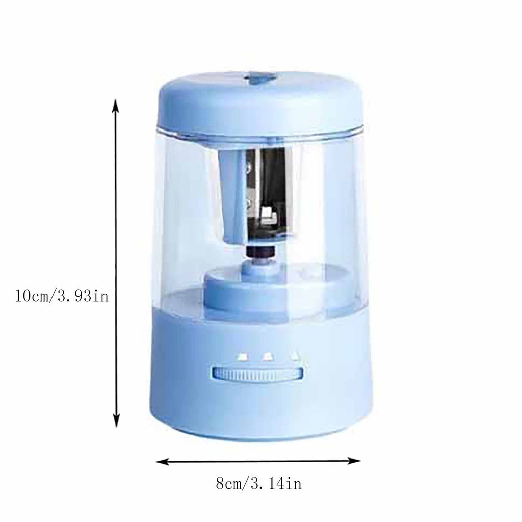 WNFJR Electric Pencil Sharpener Automatic USB Charging & Battery Operated Pencil Sharpener Tungsten Steel Bladed Pencil Sharpener Pressure-Activated Electric Pencil Sharpener