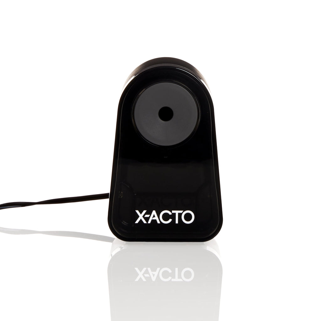 X-ACTO Mighty Mite Electric Pencil Sharpener, with Pencil Saver, Black, 1 Count